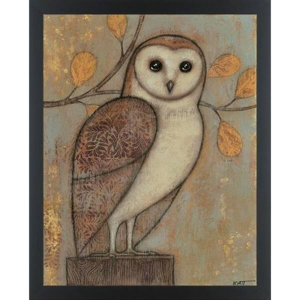 Shop Easy Art Prints Norman Wyatt S Ornate Owl I Premium Canvas