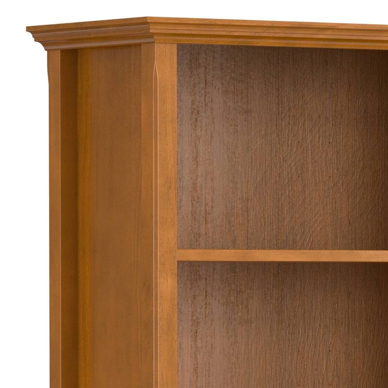 WYNDENHALL Halifax 30" Wide Solid Wood Transitional 5 Shelf Bookcase - 30"w x 14"d x 70" h