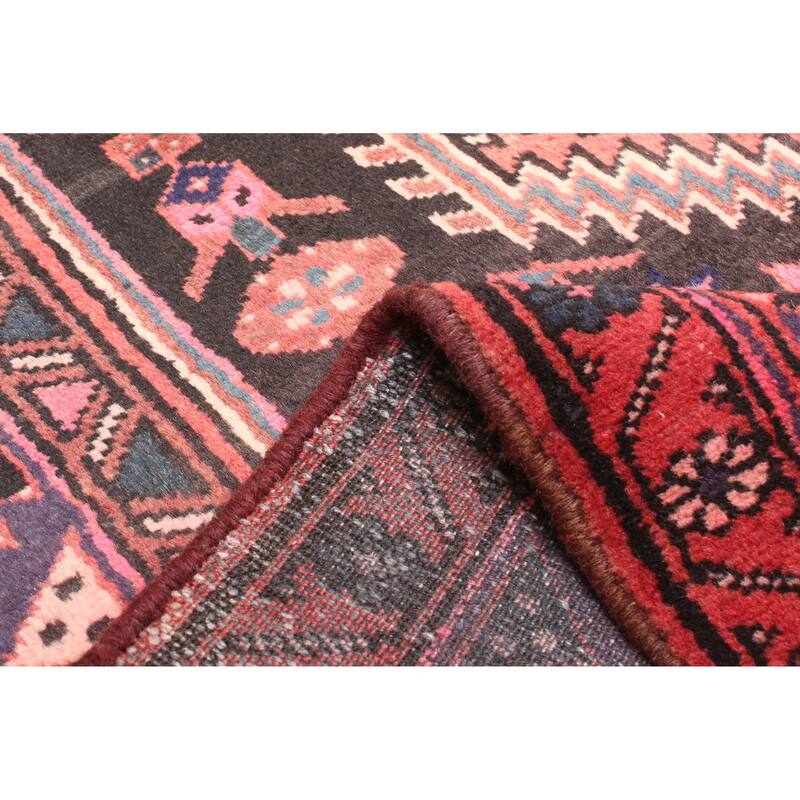 ECARPETGALLERY Hand-knotted Andelz Black Wool Rug - 4'6 x 7'1