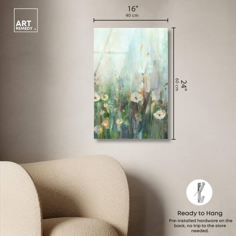 Harmony Green II Acrylic by Art Remedy, Ready to Hang