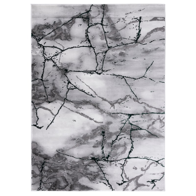 SAFAVIEH Craft Miyase Modern Abstract Rug - 2'3" x 4' - Grey/Green