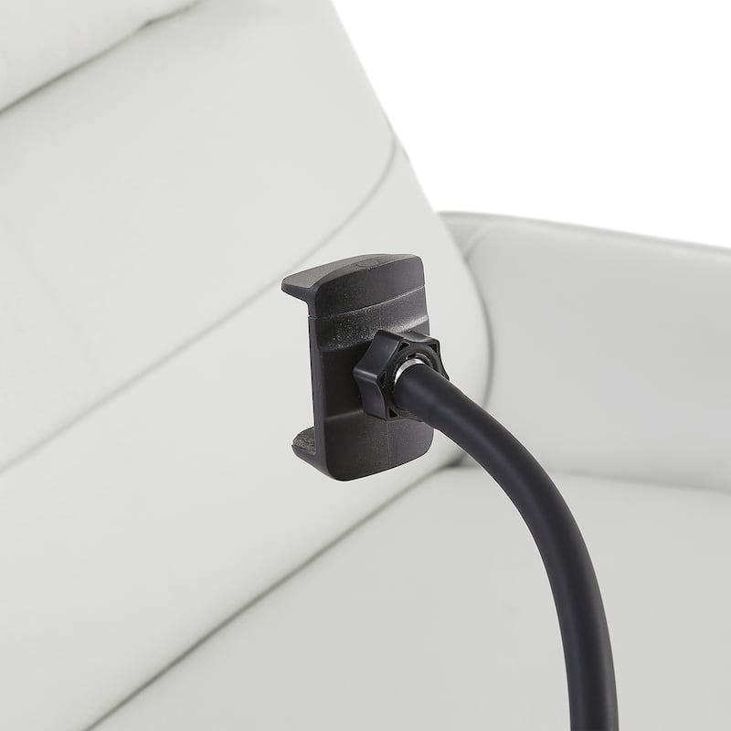 Genuine Italian Leather Match Power Swivel Rocker Recliner (Set of 2)