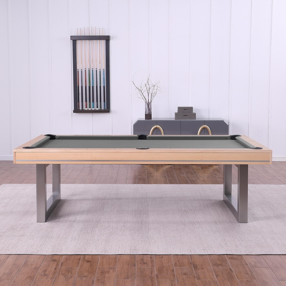 Maple Harmony 8ft Billiard Slate Pool Table with Dining Top