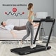 preview thumbnail 45 of 59, 2-in-1 Electric Motorized Health and Fitness Folding Treadmill with Dual Display and Bluetooth Speaker