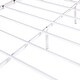 preview thumbnail 5 of 5, Twin Over Full Metal Bunk Bed, Heavy Duty Bunk Beds Frame w/ Upper-Level Guardrail and Ladders Suitable for Kids/Teen, White