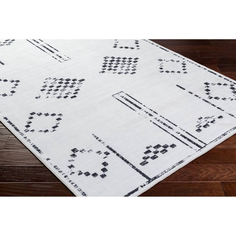 Livabliss Scandinavian Lavable Tribal Washable Area Rug