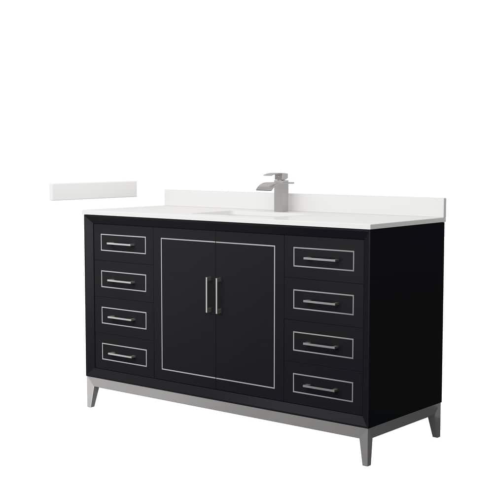 Marlena 60-inch Single Vanity, Quartz Top