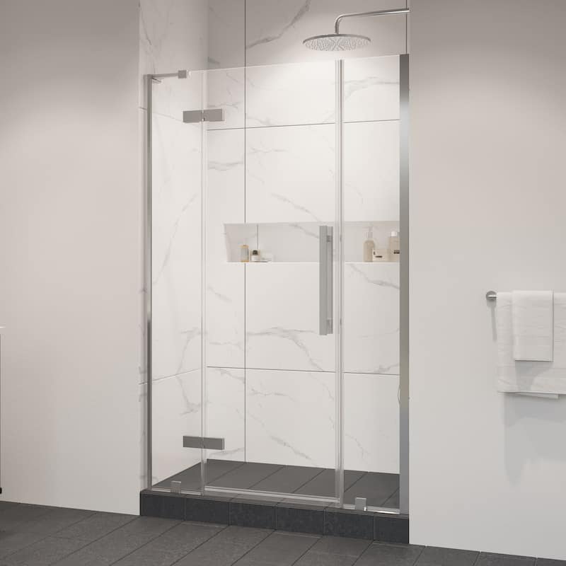 Ove Decors 15SGP-TAMP48 Tampa 72" High x 48-1/16" Wide Hinged - Satin Nickel