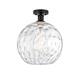 Option Clear Water Glass / Matte Black