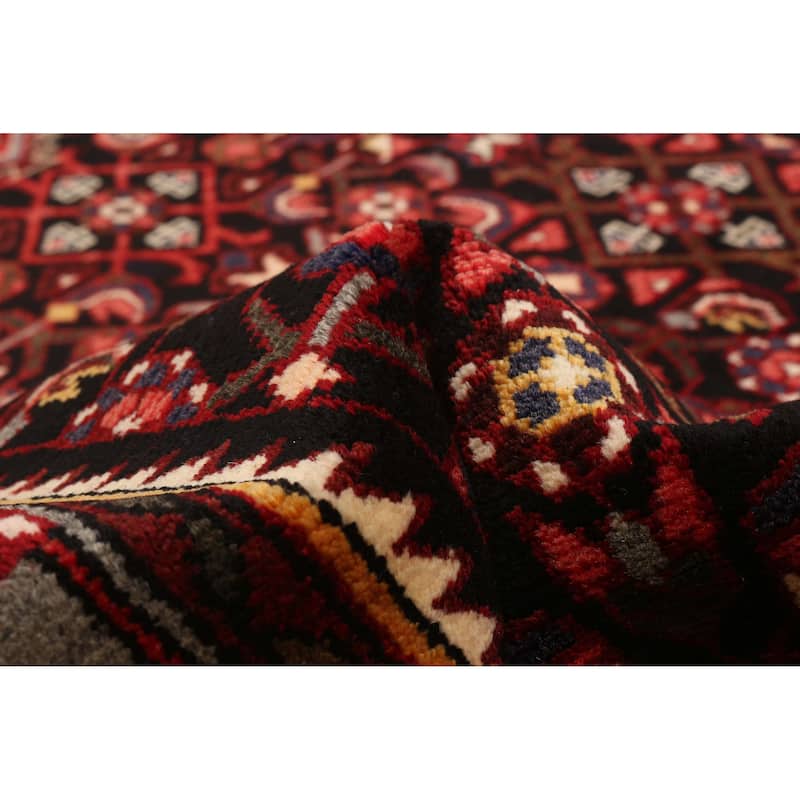 ECARPETGALLERY Hand-knotted Andelz Black Wool Rug - 3'4 x 10'2