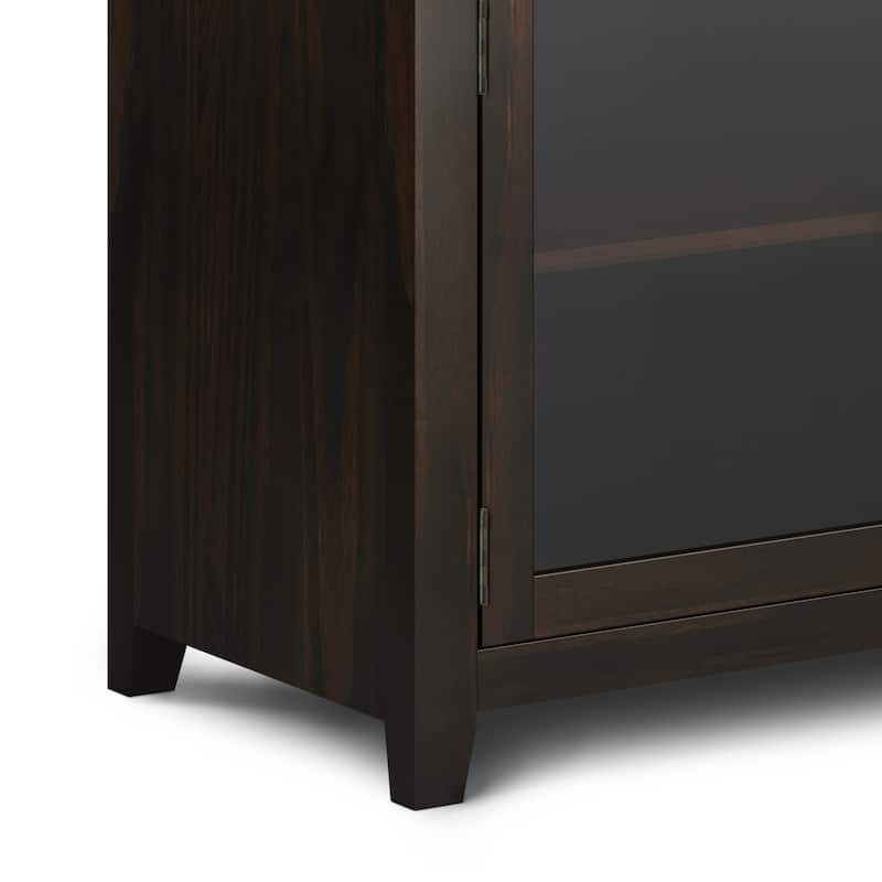 WYNDENHALL Essex SOLID WOOD 54 inch Wide Contemporary Sideboard Buffet in Mahogany - 54 inch Wide