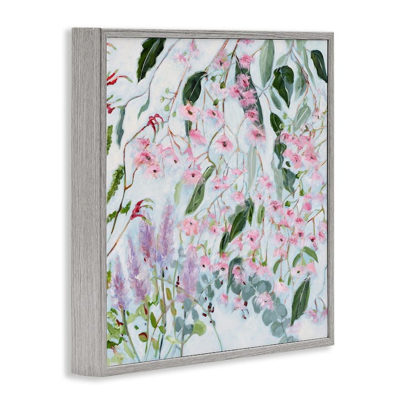 Stupell Chic Pink Garden Blossoms Framed Giclee Art Design By Meredith Howse