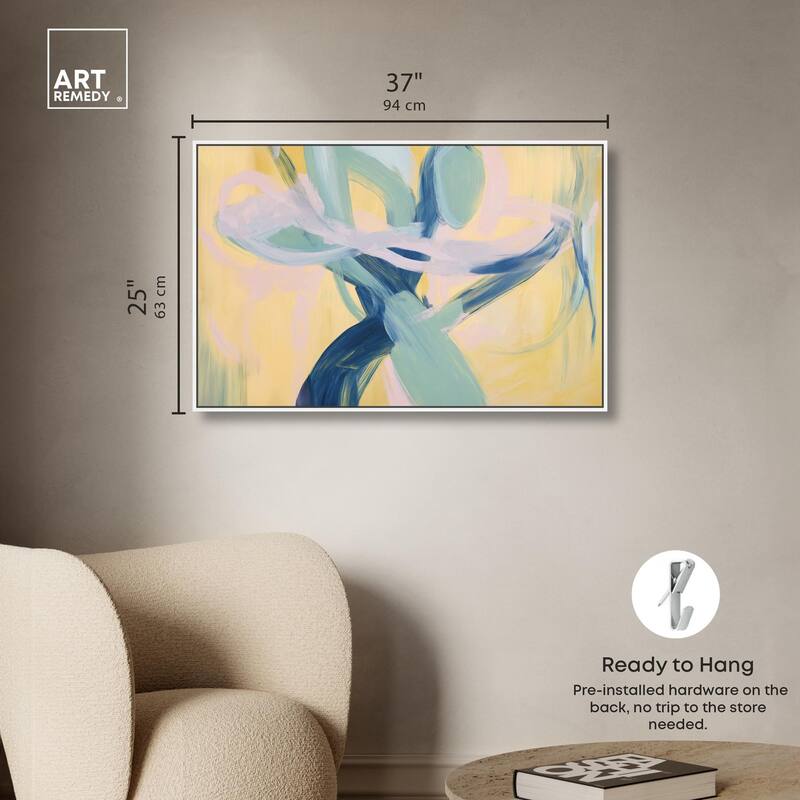 Entangled Embrace II Canvas by Art Remedy