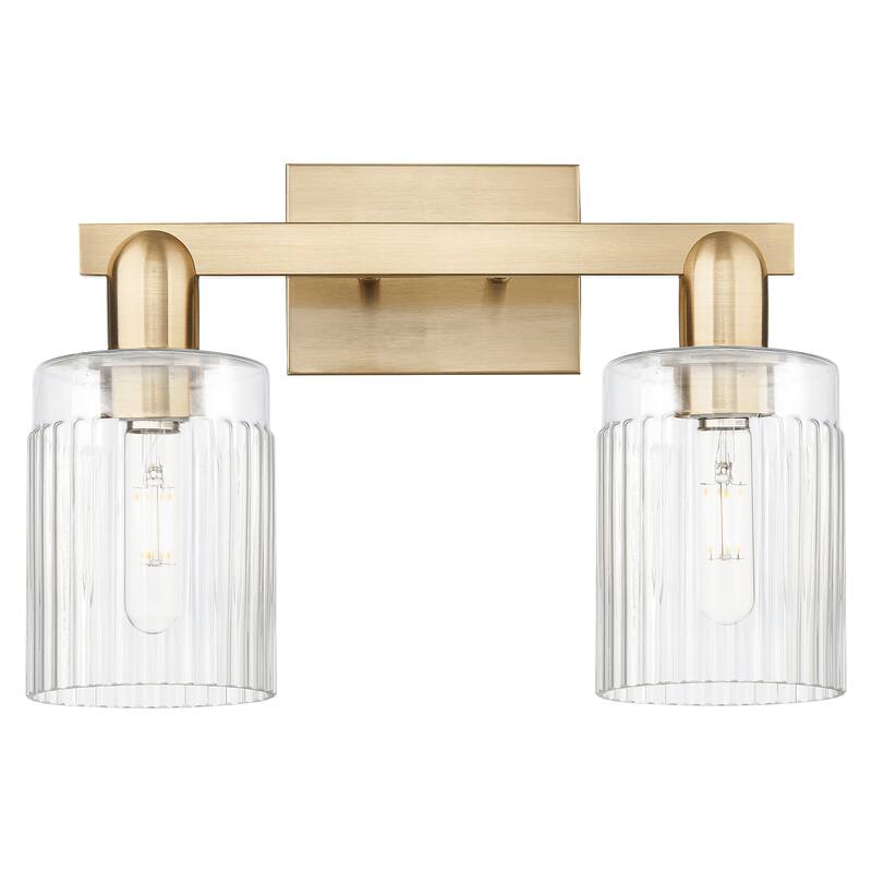 Innovations Lighting 716-2W-11-16 Hadley Vanity Hadley 2 Light 16" - Champagne Bronze / Clear