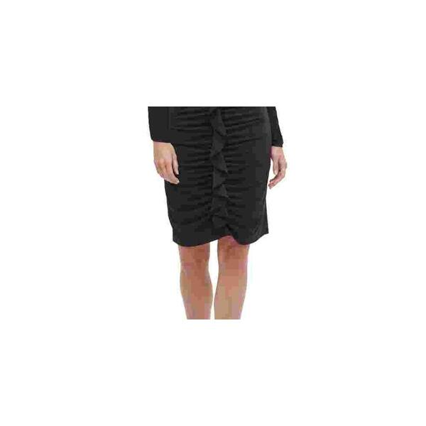 sachin and babi light blue dress Tommy Hilfiger – Black Ruffle-Sleeve Sheath Dress