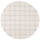 preview thumbnail 5 of 48, SAFAVIEH Handmade Montauk Espedita Casual Cotton Rug 6' Round - Ivory/Blue - Round
