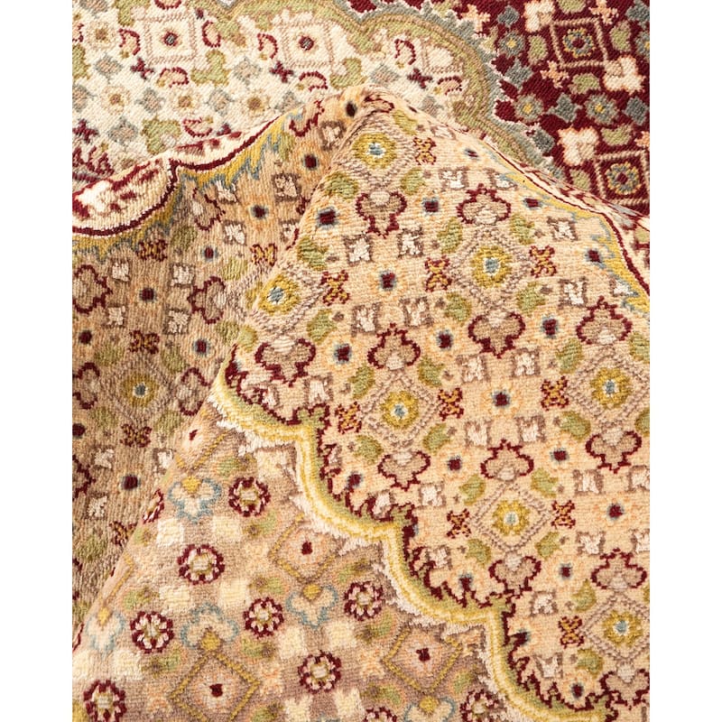 Overton Hand Knotted Wool Vintage Inspired Traditional Mogul Re Area Rug - 9 x 12