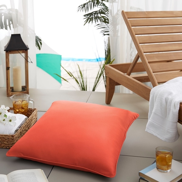 Outdoor floor hotsell pillow seating