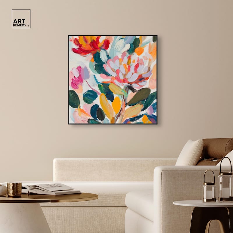 Lively Flora II Canvas by Art Remedy