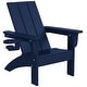 preview thumbnail 46 of 68, Shoreside Kids Outdoor Poly Adirondack Chair with Cup Holder (Set of 2)