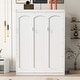 preview thumbnail 28 of 48, Murphy Bed Wall Bed with Shelves White-1 - Full