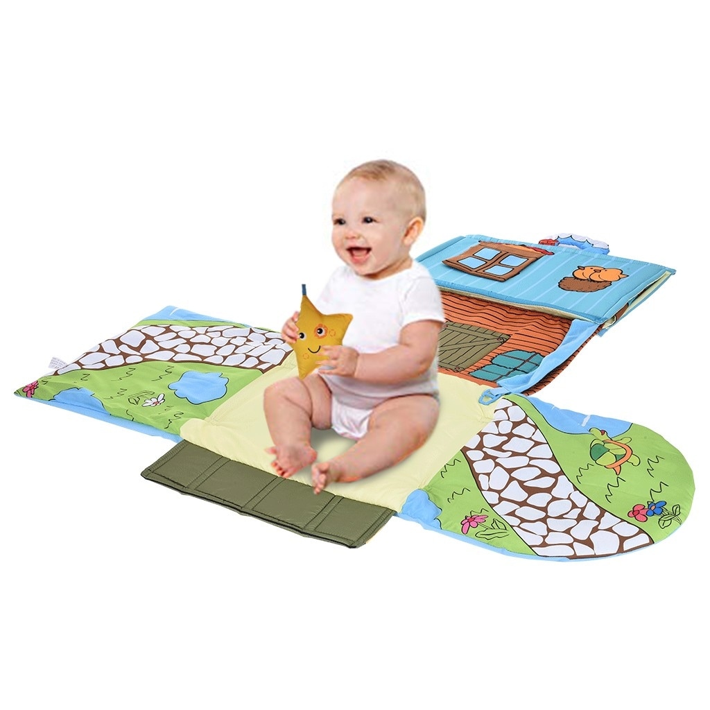 Baby Activity Play Mat Infant Indoor Playmat with Toys Floor Mat