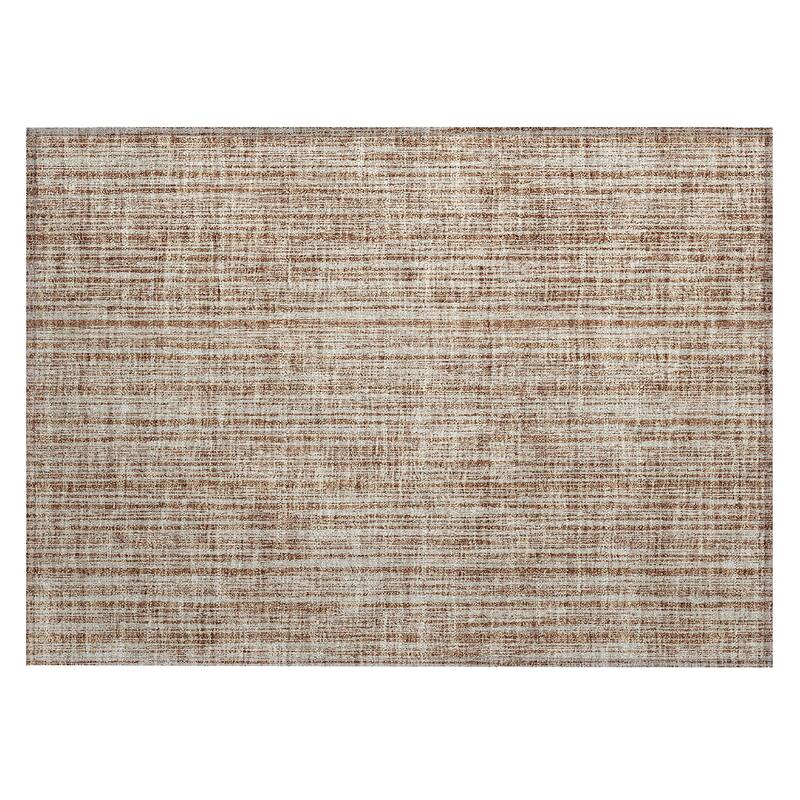 Machine Washable Indoor/ Outdoor Chantille Contemporary Striped Rug