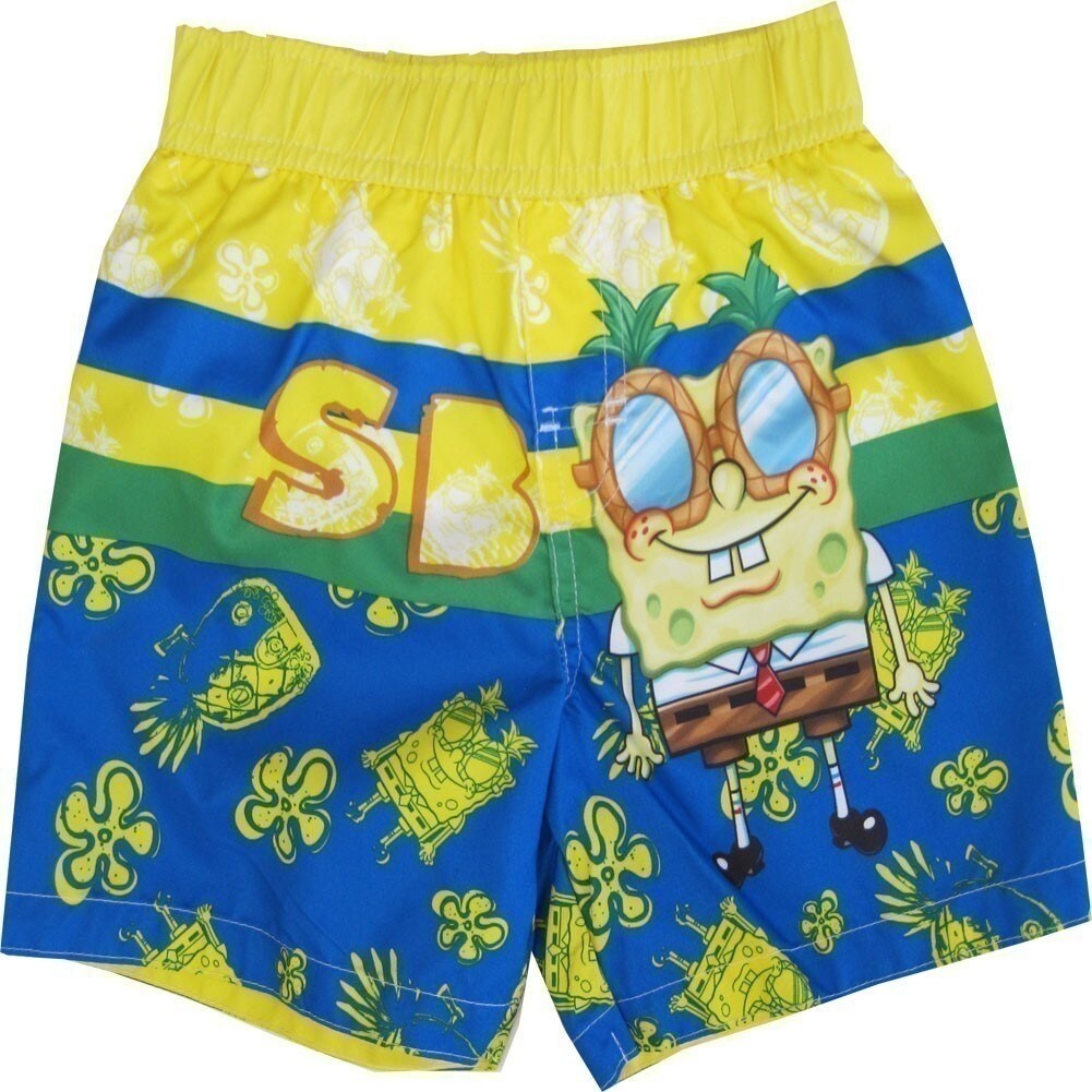 spongebob pants swim trunks