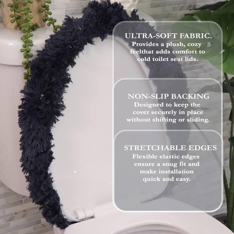 Element Plush Bathroom Rugs Quick-Dry Bathroom Mat, Washable & Absorbent Bath Rugs