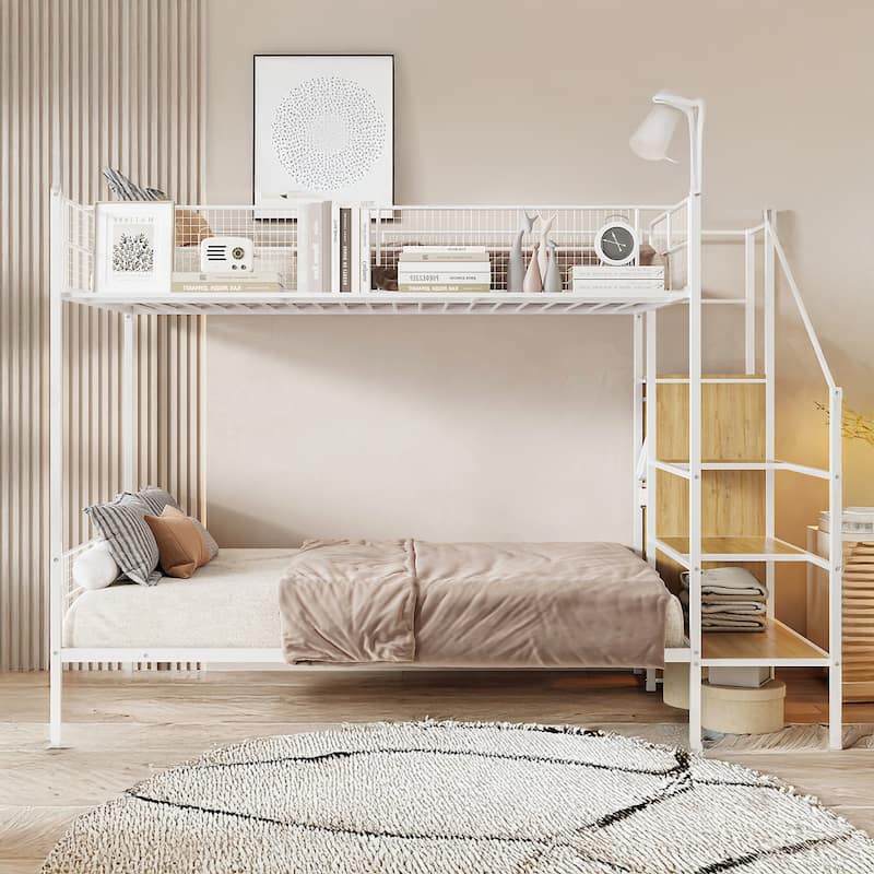 Twin Over Full Metal Bunk Bed