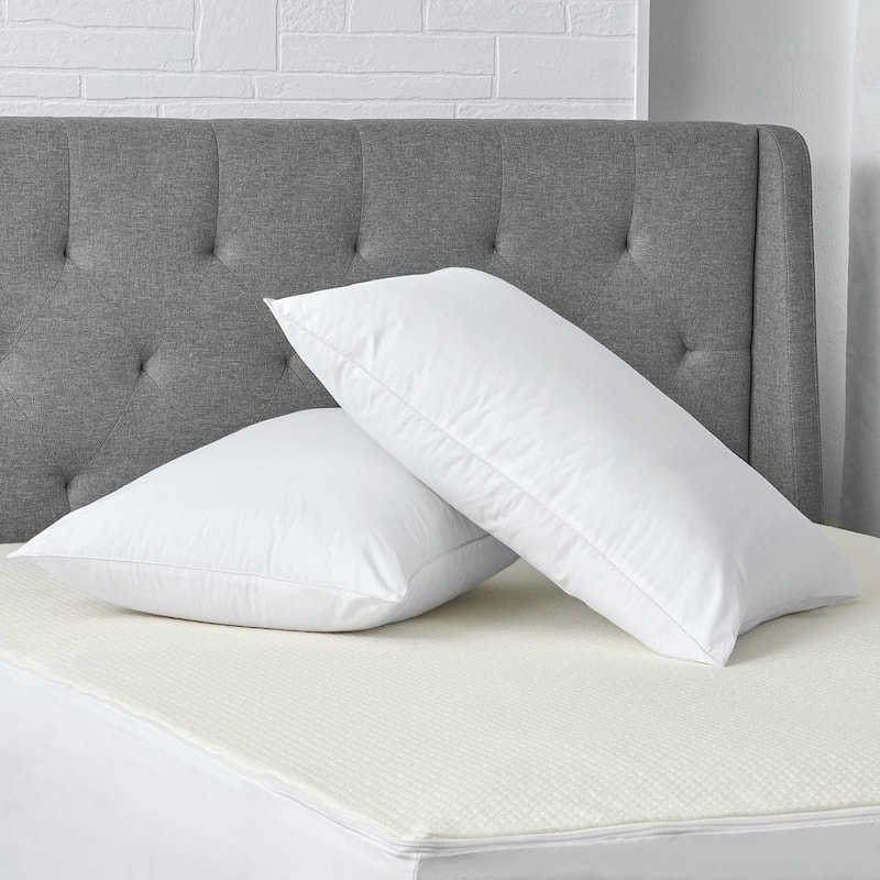 Simply Essential Cotton Blend Medium Pillow - 1 & 2 Packs
