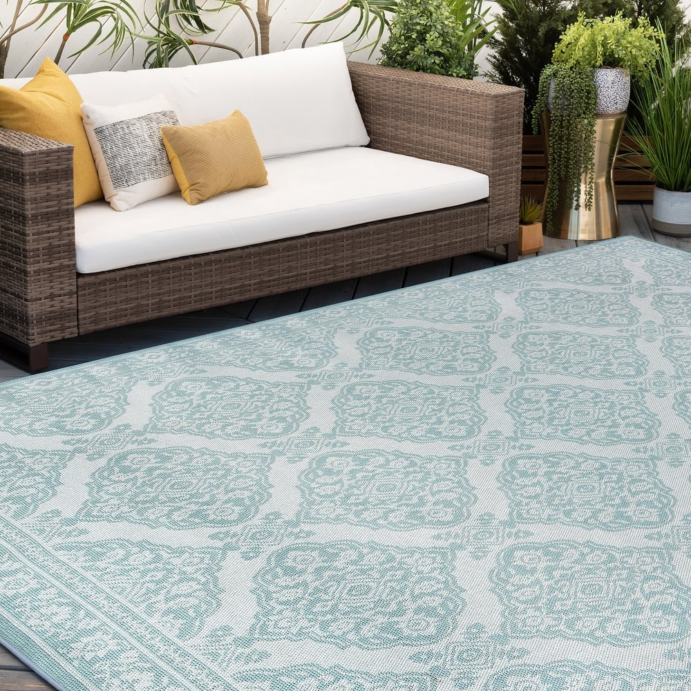 Vision French Country Floral Indoor/Outdoor Area Rug