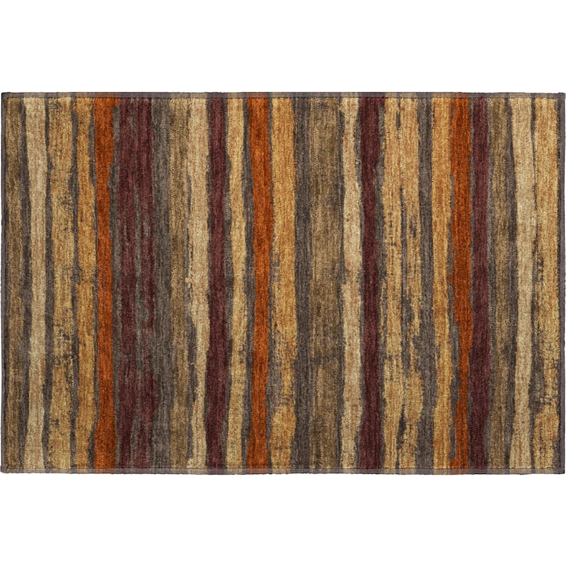 Premium Washable Super Soft Stripe Mayfield Rug