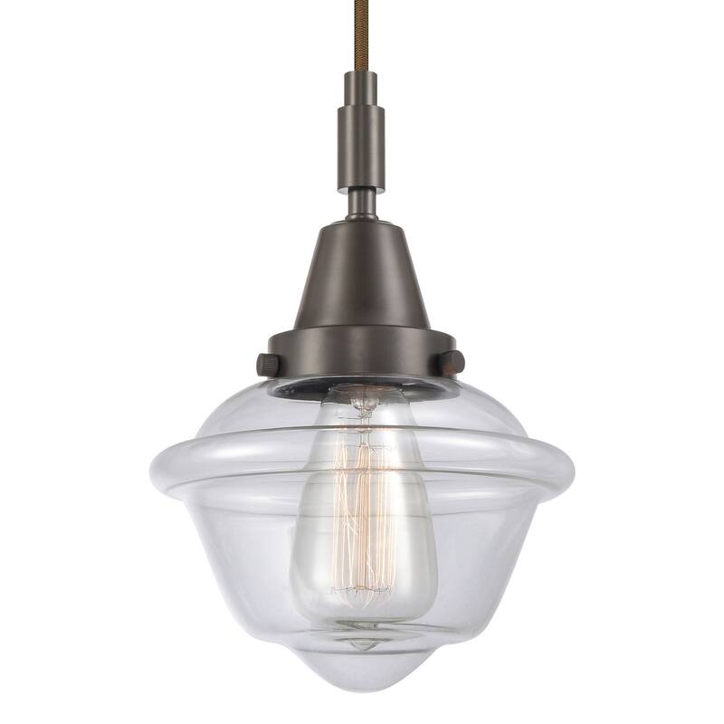 Innovations Lighting 447-1P-G532 Oxford 7" Wide Mini Pendant with - Oil Rubbed Bronze