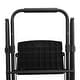 preview thumbnail 11 of 10, Black 6-Step Compact Metal Step Stool Ladder