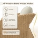 preview thumbnail 11 of 28, Spruce & Spring Patio Fruniture Outdoor Swivel Chair and Side Table