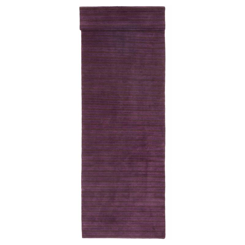 ECARPETGALLERY Hand-knotted Opulence Indigo Wool Rug - 3'1 x 11'4