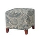 preview thumbnail 26 of 53, Adeco Simple British Style Passionate Cube Ottoman Footstool