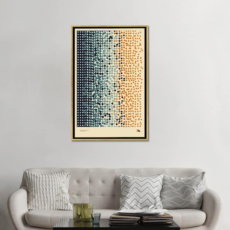 iCanvas "Entropy" by 2046 Design Framed Canvas Print