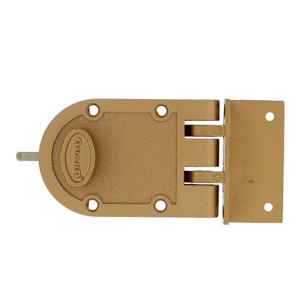 Shop Guard Security 1303 Jimmy Proof Single Cylinder Deadbolt Door Lock With Flat And Angle Strikes And Bronze Finish Overstock 29811384