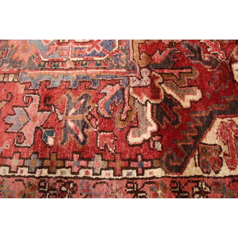 ECARPETGALLERY Hand-knotted Sarabi Red Wool Rug - 7'6 x 11'3