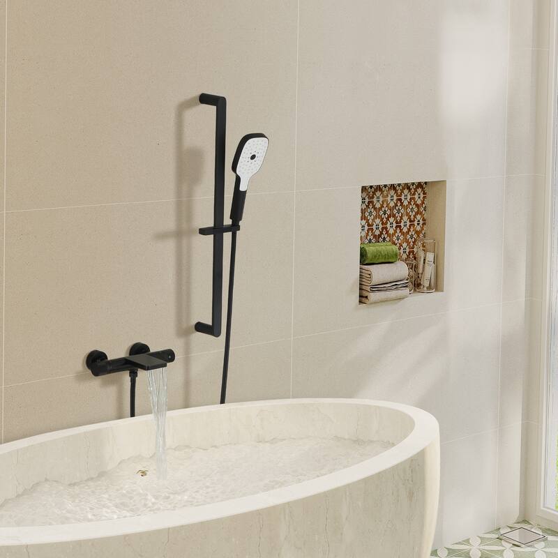 Handheld Shower Set with Adjustable Sliding Bar