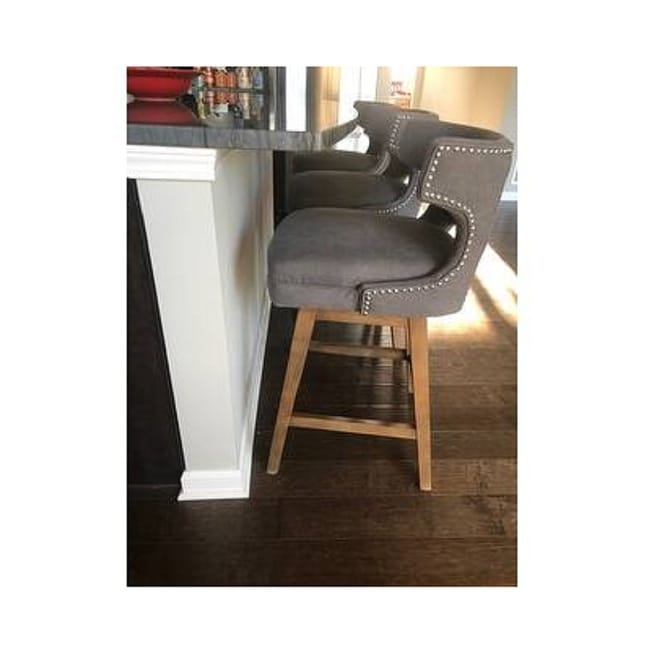 Gracewood hollow maraire wood swivel barstool outlet