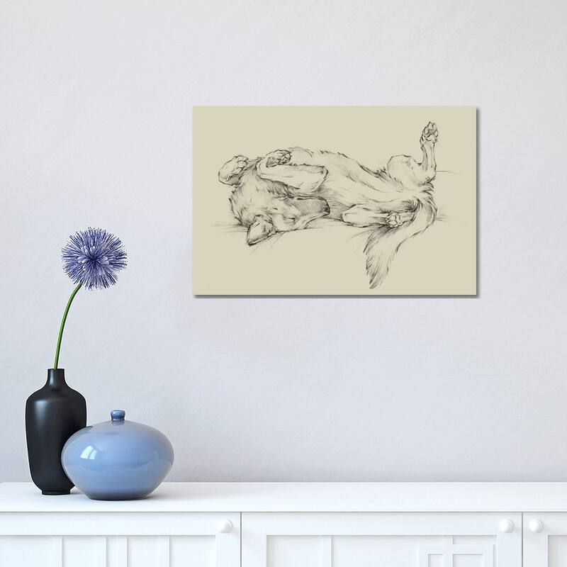 iCanvas "Dog Tired I" by Ethan Harper Canvas Print - 12x18x1.5