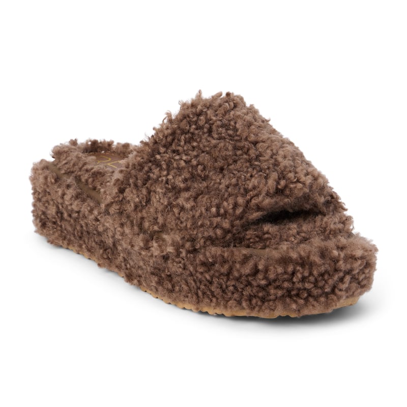 BEACH by Matisse Frost Faux Shearling Platform Slipper