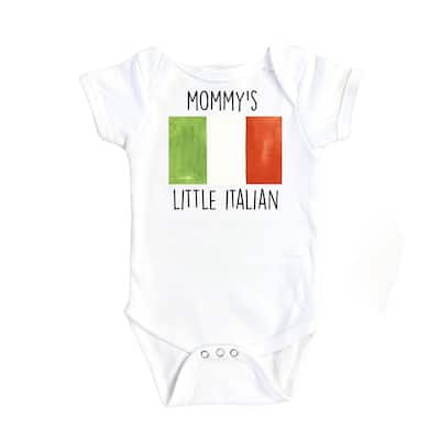 Italian Mommy - Baby Boy Girl Clothes Infant Bodysuit Funny Cute Newborn