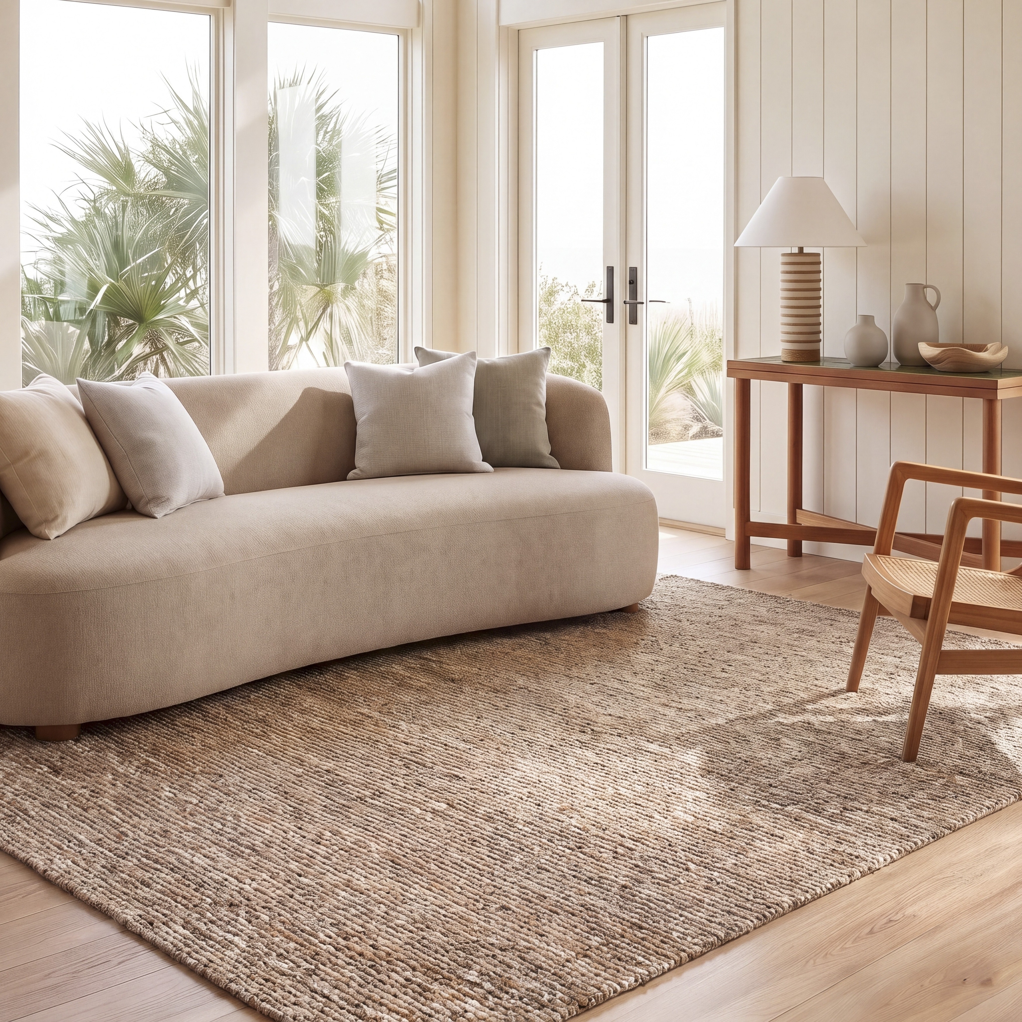 SAFAVIEH Handmade Earthly Treasure Ploumi Traditional Wool Rug