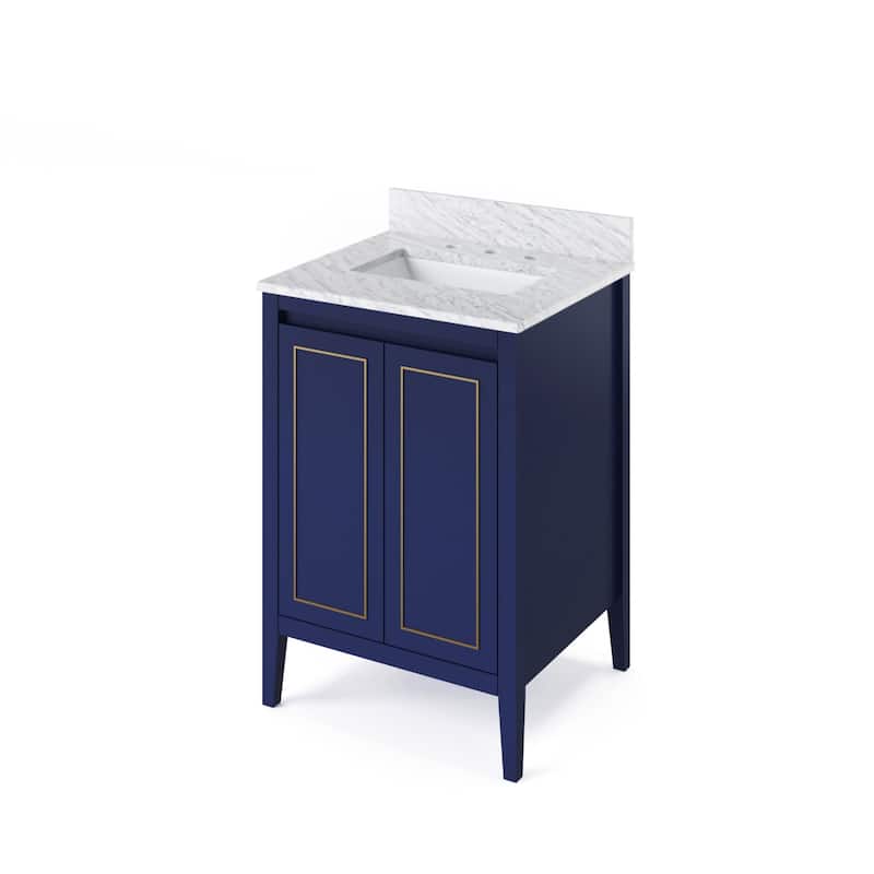 Jeffrey Alexander VKITPER24R-MARBLE Percival II 24" Free Standing
