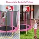 preview thumbnail 6 of 5, 5.5FT Trampoline for Kids - 65" Outdoor & Indoor Mini Toddler Trampoline with Enclosure, Basketball Hoop and Ball Included