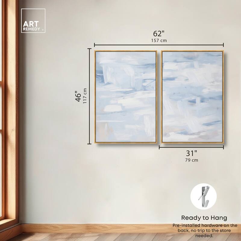Frozen in Time II Canvas Set of 2 by Art Remedy